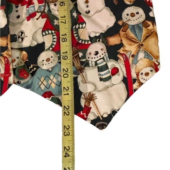VTG Too Cute Christmas Snowman Vest size medium unisex - Picture 5 of 6